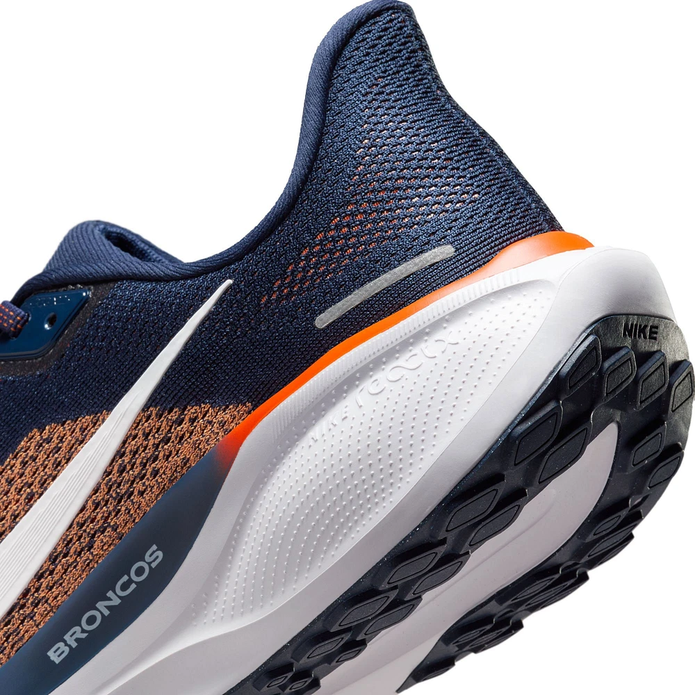 Chaussures de course unisexes Nike Zoom Pegasus 41 bleu marine Denver Broncos