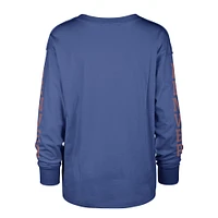 T-shirt léger à manches longues '47 Royal Denver Broncos pour femmes Tom Cat