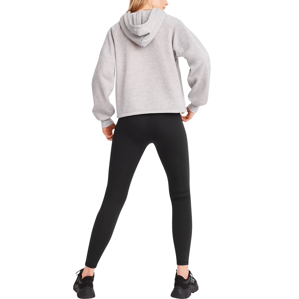 Women's DKNY Sport Heather Gray Denver Broncos Debbie Dolman Raglan Pullover Hoodie