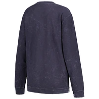 Women's G-III 4Her by Carl Banks Navy Denver Broncos Comfy Cord Pullover Sweatshirt