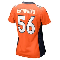 Women's Nike Baron Browning Orange Denver Broncos Game Jersey