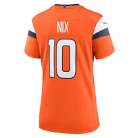 Women's Nike Bo Nix  Orange Denver Broncos Game Jersey