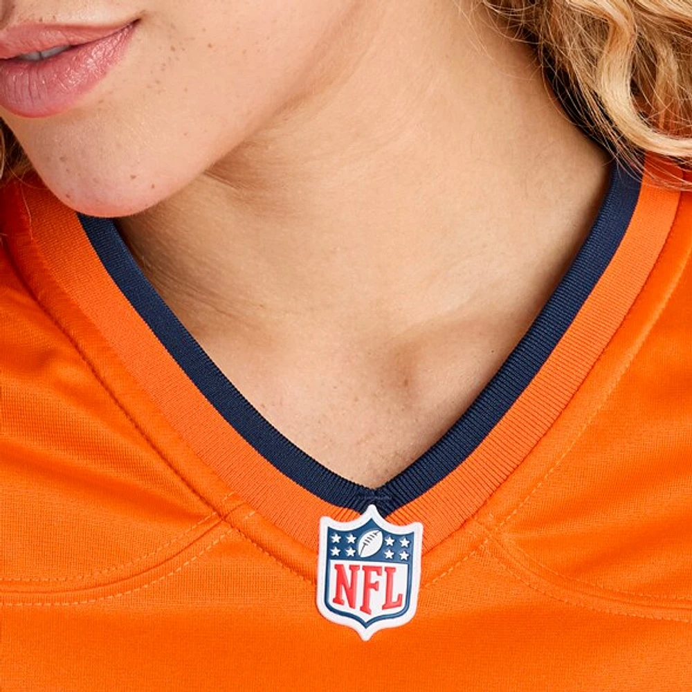 Women's Nike Bo Nix  Orange Denver Broncos Game Jersey