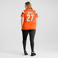 Women's Nike Damarri Mathis  Orange Denver Broncos Team Game Jersey