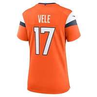 Women's Nike Devaughn Vele  Orange Denver Broncos Team Game Jersey