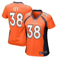Women's Nike Devon Key  Orange Denver Broncos Team Game Jersey