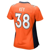 Women's Nike Devon Key  Orange Denver Broncos Team Game Jersey