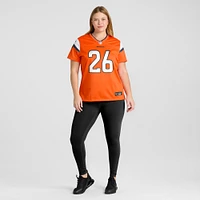 Women's Nike Devon Key  Orange Denver Broncos Team Game Jersey