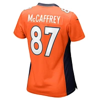 Women's Nike Ed McCaffrey Orange Denver Broncos Game Retired Player Jersey