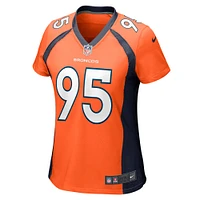 Women's Nike Elijah Garcia  Orange Denver Broncos Team Game Jersey