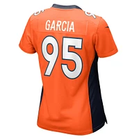 Women's Nike Elijah Garcia  Orange Denver Broncos Team Game Jersey