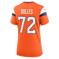 Women's Nike Garett Bolles  Orange Denver Broncos Team Game Jersey