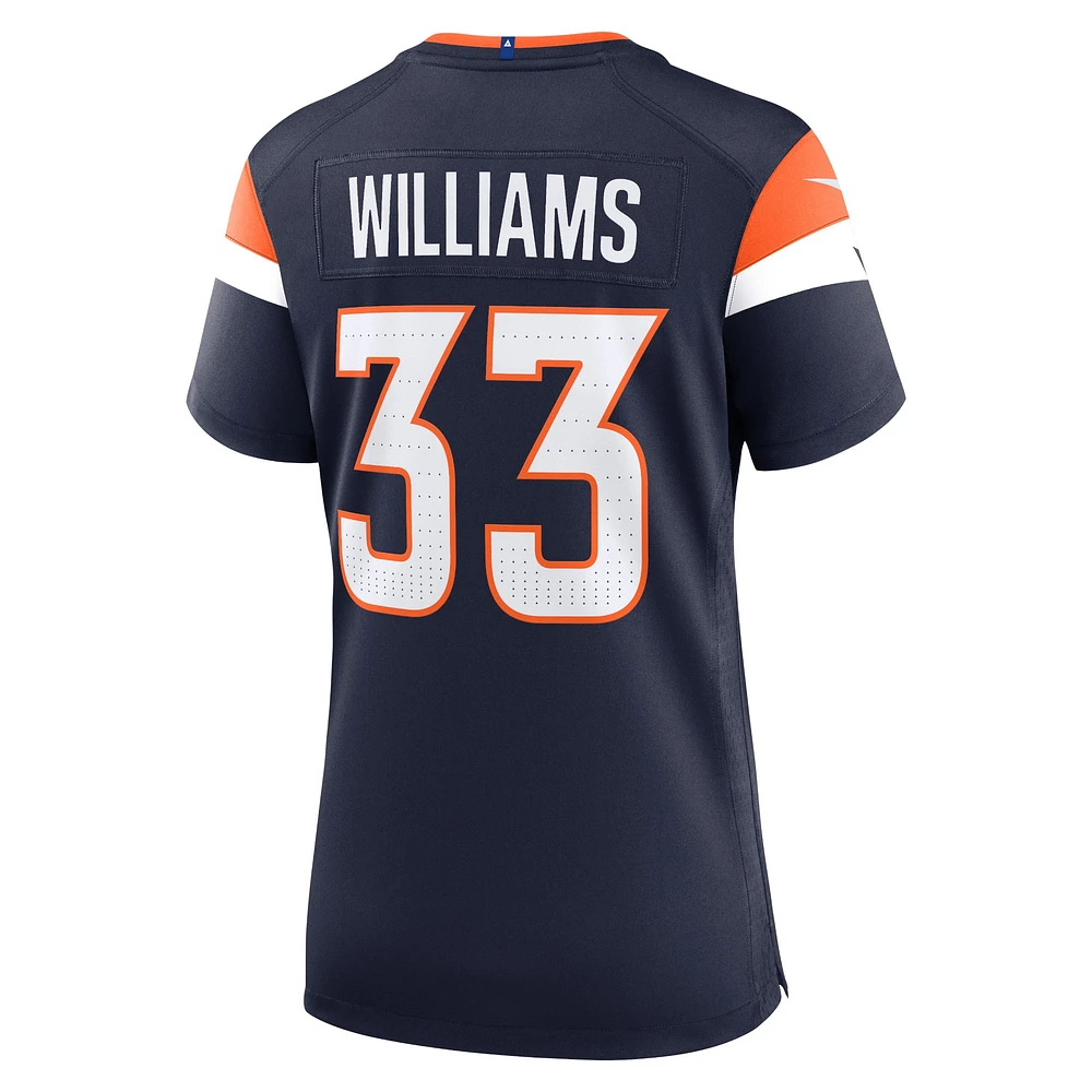 Women's Nike Javonte Williams Navy Denver Broncos Mile High Collection Alternate Game Jersey