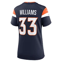 Women's Nike Javonte Williams Navy Denver Broncos Mile High Collection Alternate Game Jersey