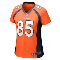 Women's Nike Lucas Krull  Orange Denver Broncos Team Game Jersey