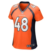 Women's Nike Mitchell Fraboni  Orange Denver Broncos Team Game Jersey