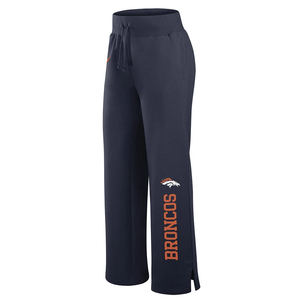 Women's Nike  Navy Denver Broncos Phoenix Casual Pants
