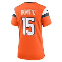 Women's Nike Nik Bonitto  Orange Denver Broncos Team Game Jersey
