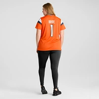 Women's Nike Number 1 Bride Orange Denver Broncos Game Jersey