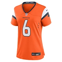 Women's Nike P.J. Locke  Orange Denver Broncos Team Game Jersey