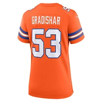 Women's Nike Randy Gradishar Orange Denver Broncos Mile High Collection 1977 Throwback Retired Player Game Jersey
