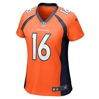 Women's Nike Wil Lutz  Orange Denver Broncos Game Jersey