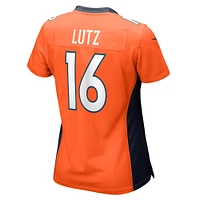Women's Nike Wil Lutz  Orange Denver Broncos Game Jersey