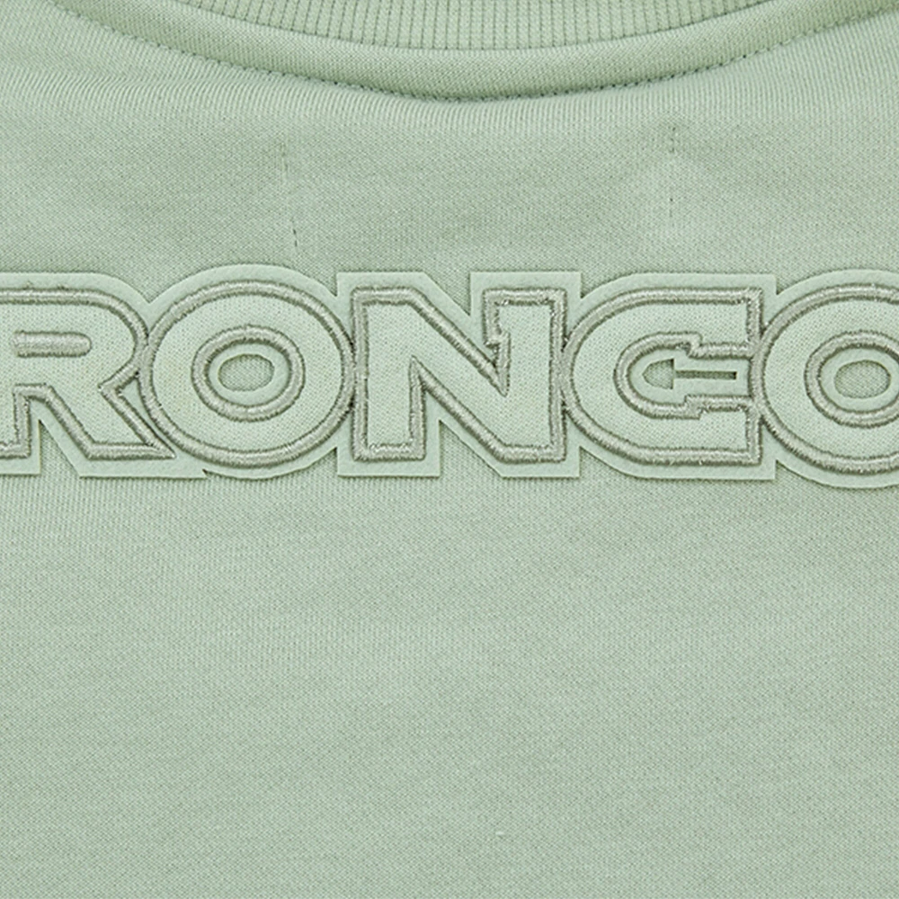 Women's Pro Standard  Light Green Denver Broncos Neutral Pullover Sweatshirt