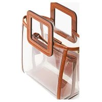Women's STAUD  Denver Broncos Clear Mini Shirley Bag