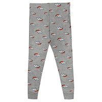 Youth Denver Broncos Long Sleeve T-Shirt and Pants Sleep Set