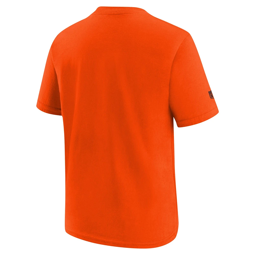 Youth Nike Orange Denver Broncos 2024 Sideline Legend Performance T-Shirt
