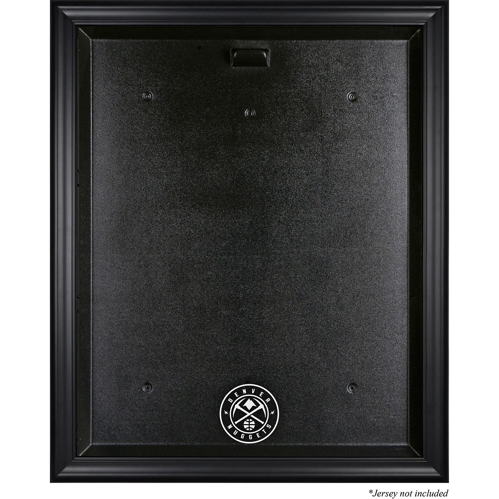 Denver Nuggets Framed Black Team Logo Jersey Display Case