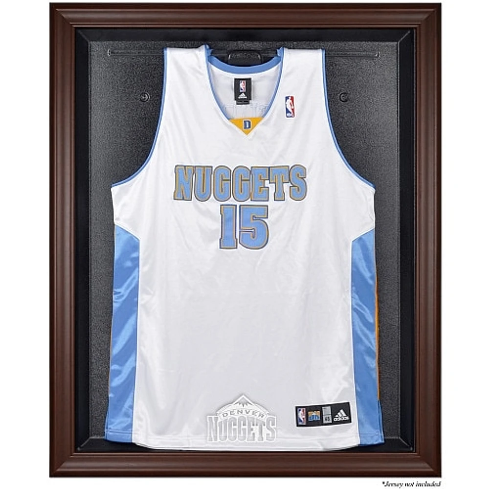 Denver Nuggets Hardwood Classics 1993 - 2018 Brown Framed Jersey Display Case