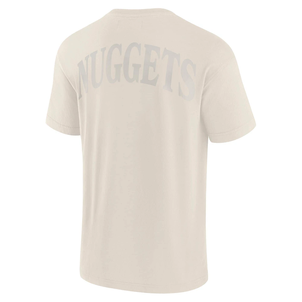 T-shirt emblématique des Denver Nuggets pour hommes Fanatics Cream Elements