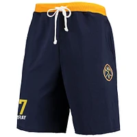 Men's Jamal Murray Navy Denver Nuggets Big & Tall French Terry Name Number Shorts