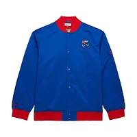 Men's Mitchell & Ness Royal Denver Nuggets Hardwood Classics Team OG 3.0 Lightweight Satin Full-Snap Jacket