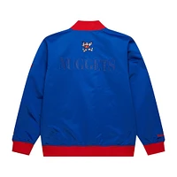 Men's Mitchell & Ness Royal Denver Nuggets Hardwood Classics Team OG 3.0 Lightweight Satin Full-Snap Jacket