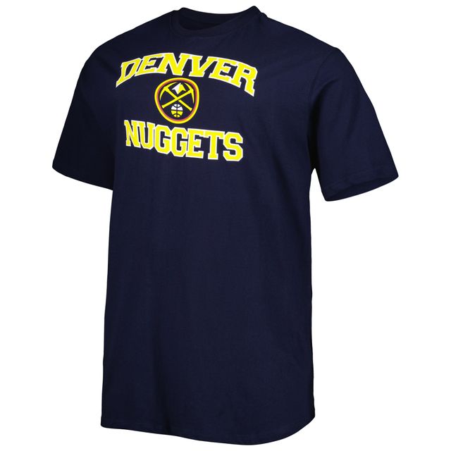 T-shirt homme bleu marine Denver Nuggets Big & Tall Heart Soul
