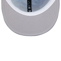 Men's New Era Blue Denver Nuggets Palm Fronds 2-Tone 59FIFTY Fitted Hat