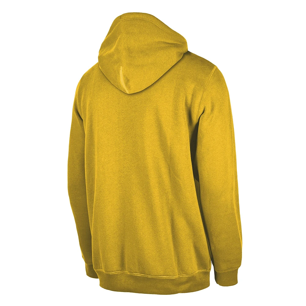 Men's New Era Denver Nuggets Gold Tip-Off Collection Pullover Hoodie