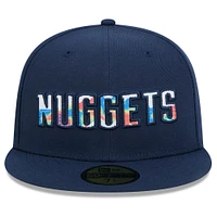 Men's New Era  Navy Denver Nuggets 2024/25 City Edition Alternate 59FIFTY Fitted Hat