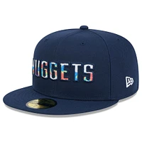 Men's New Era  Navy Denver Nuggets 2024/25 City Edition Alternate 59FIFTY Fitted Hat