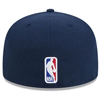Men's New Era  Navy Denver Nuggets 2024/25 City Edition Alternate 59FIFTY Fitted Hat