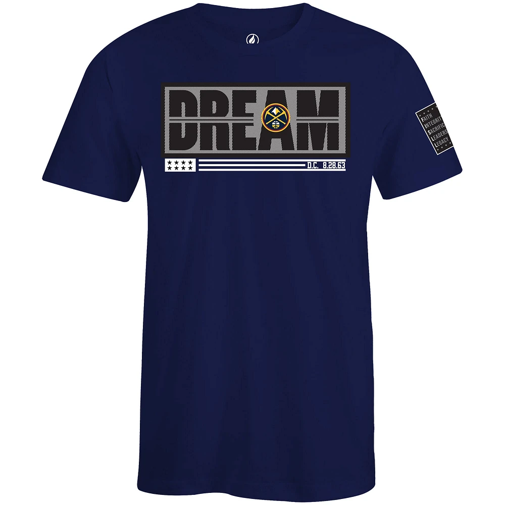 T-shirt unisexe FISLL x Black History Collection Denver Nuggets bleu
