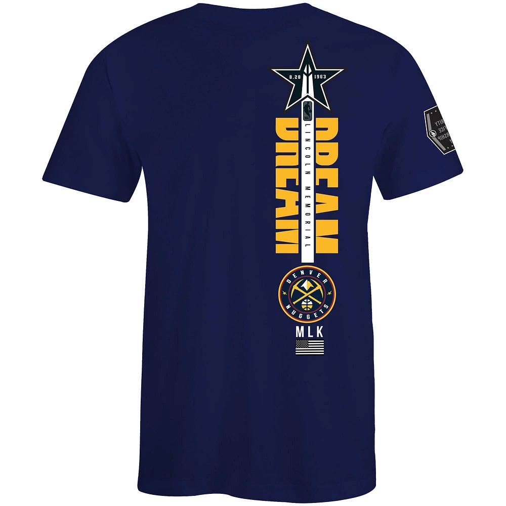T-shirt unisexe FISLL x Black History Collection Denver Nuggets bleu