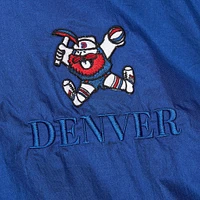 Veste coupe-vent unisexe Mitchell & Ness Royal Denver Nuggets Hardwood Classics Team OG 3.0 Anorak à demi-zip