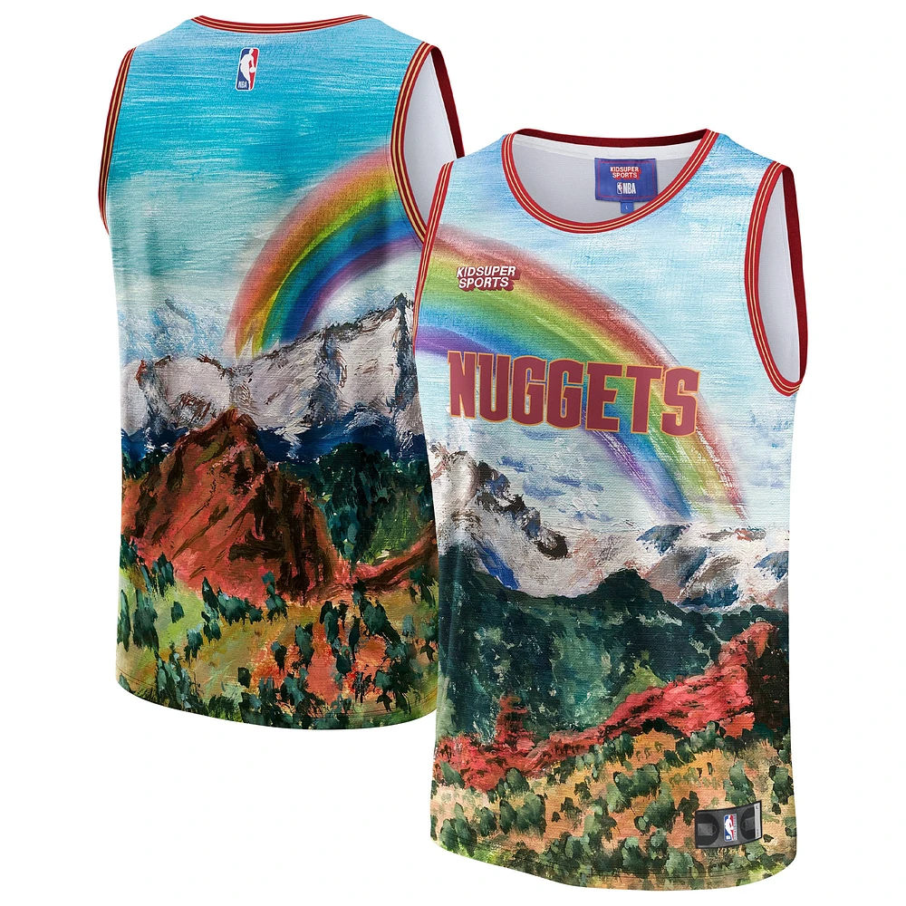 Maillot unisexe NBA & KidSuper Studios by Fanatics Denver Nuggets Hometown bleu