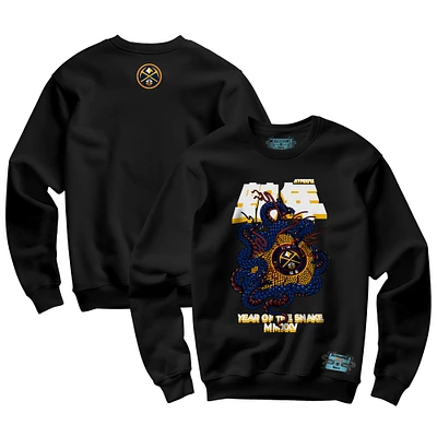 Sweat-shirt unisexe NBALab x Hyperfly Black Denver Nuggets Collection Année du serpent Nouvel An lunaire