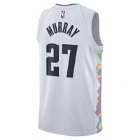 Unisex Nike Jamal Murray White Denver Nuggets 2024/25 Swingman Player Jersey - City Edition