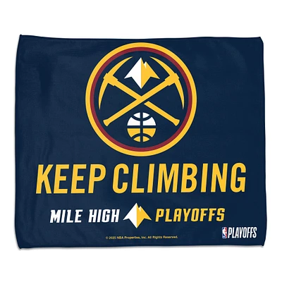 Serviette de rallye WinCraft Denver Nuggets 2025 NBA Playoffs 15" x 18"